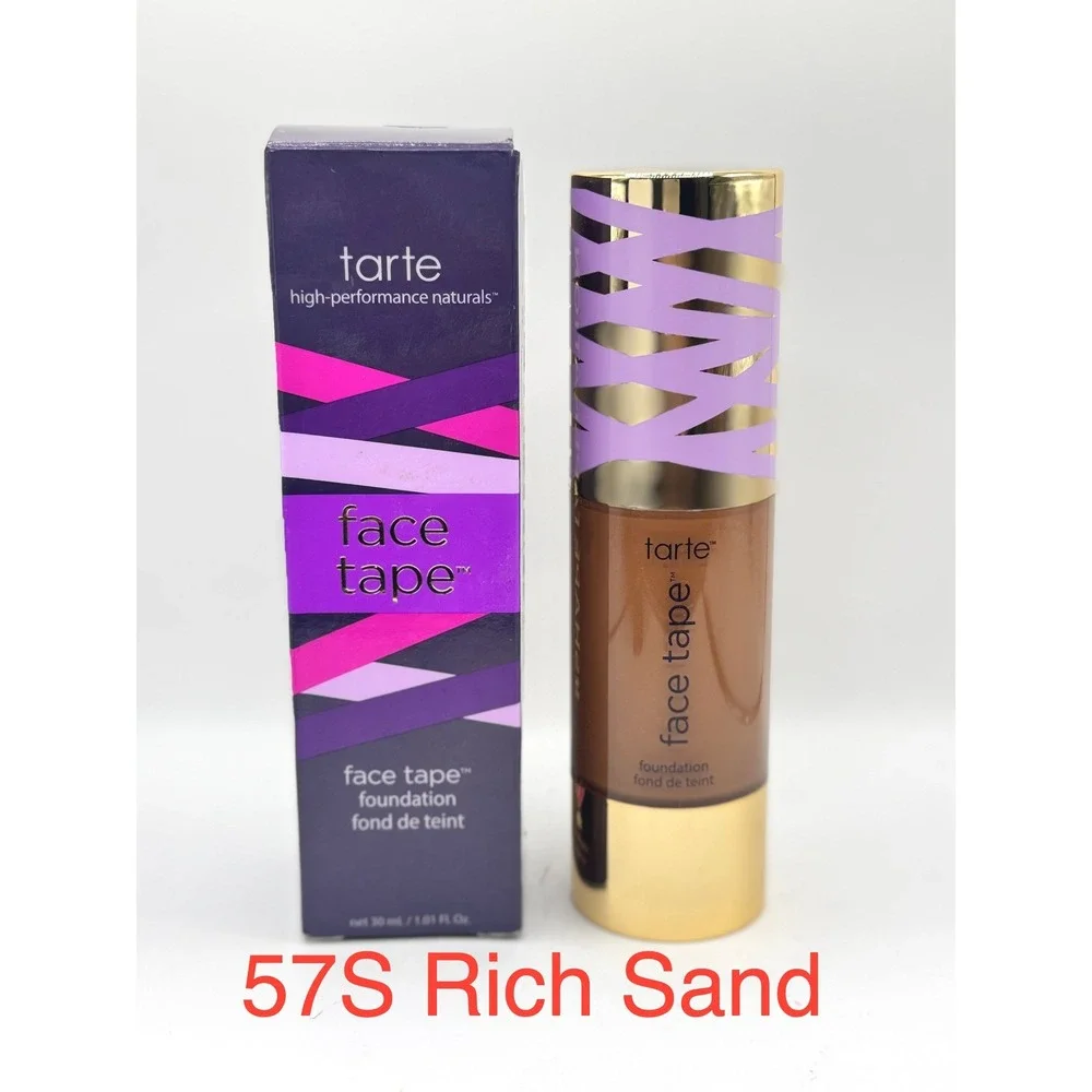 Tarte Face Tape Foundation 57S Rich Sand NEW